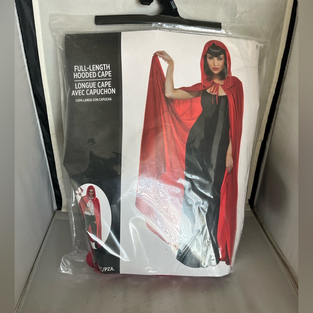 Red Hooded Cape by Spirit Halloween store
